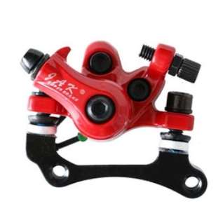 JAK Disc Brake Right Front/Rear Brake Caliper Electric Scooter Aluminum Alloy Mechanical Disc Brake Disc Brake Pad Bicycle Electric Scooter Parts Bicycle Replacement Resin Friction Disc Brake Parts for Bicycle Mountain Bike Lining