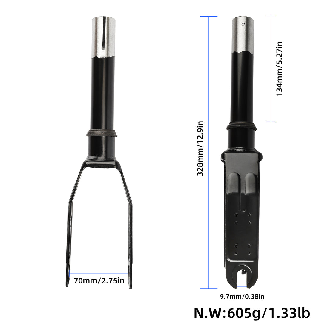 Forcella Anteriore Scooter Elettrico Xiaomi M365/Pro/Pro2/1S Staffa Ruota Anteriore Scooter Forcella Con Parti In Gomma Ammortizzatore A Doppia Scheda Motore