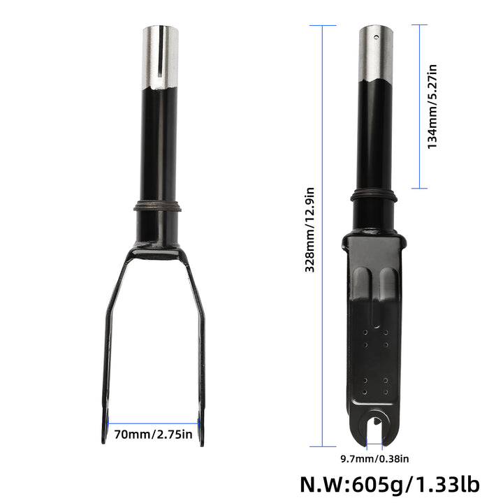 Forcella Anteriore Scooter Elettrico Xiaomi M365/Pro/Pro2/1S Staffa Ruota Anteriore Scooter Forcella Con Parti In Gomma Ammortizzatore A Doppia Scheda Motore