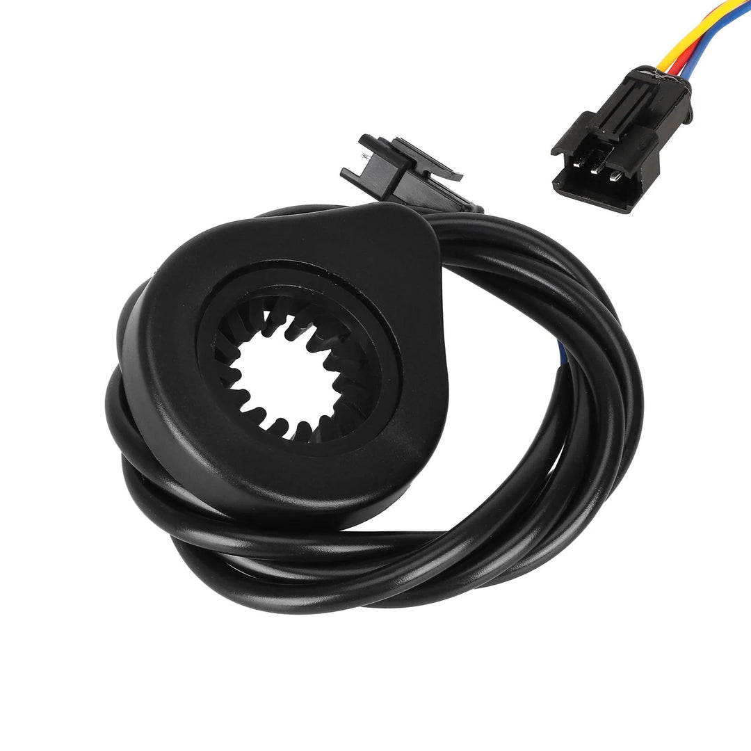 Sensore di assistenza integrato duale magnetico da 12 magneti Sensore di assistenza integrato duale hall Booster 12 magneti Ruota integrata Tubo acceleratore Acceleratore Sensore di assistenza duale di facile installazione per scooter elettrico