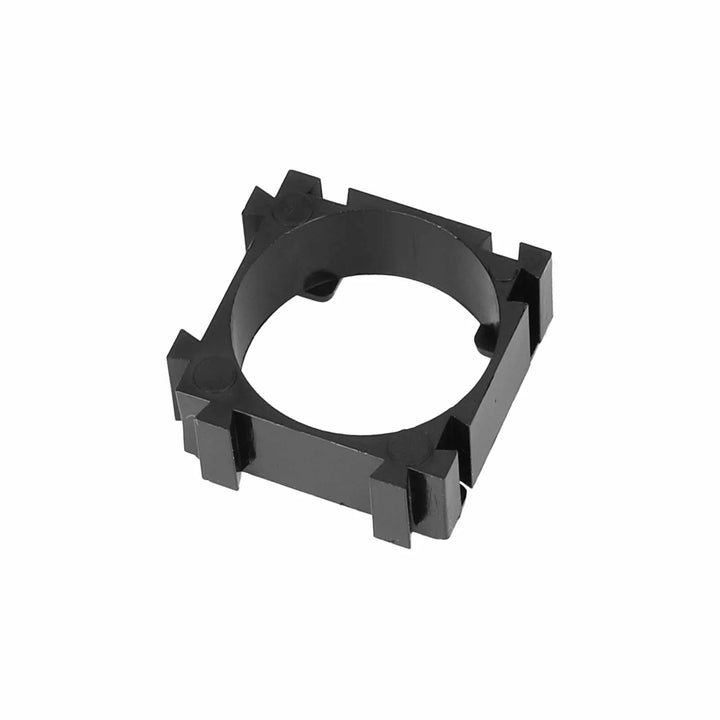 1*1 Portabatterie al litio 18650 in plastica, staffa per pacco batteria cilindrico, distanziale per celle per DIY con foro fisso, diametro 18,4 mm