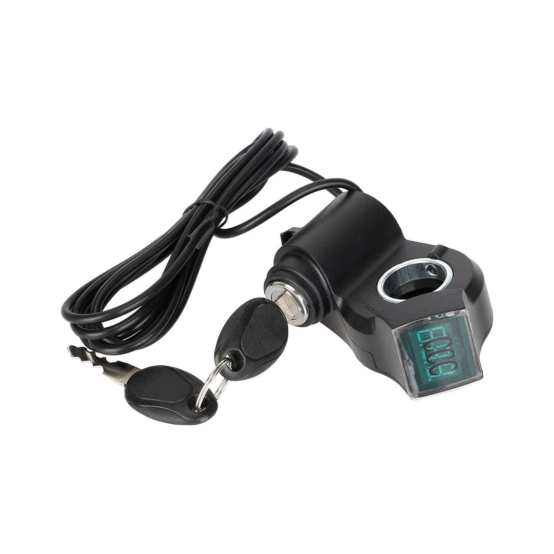 Interruttore con display digitale per accessori scooter elettrico universale Kugoo M4 interruttore di accensione a chiave interruttore display digitale interruttore elettrico scooter blocco interruttore faro impermeabile