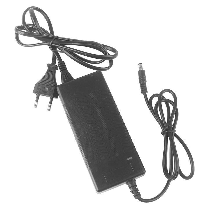 42V 2A Charger with DC2.1 5521 5.5*2.1 Connector and EU Plug Electric Vehicle Electric Scooter DC Head Charger Lithium Battery Charger 36v42v Round Head Power Cord Accessories Lithium Battery Power Adapter