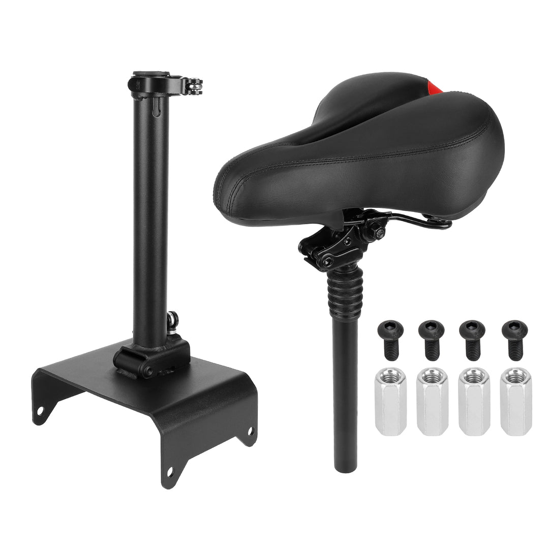 Sedile Nero con Sella Grande per Scooter Segway Ninebot Serie F Pieghevole Regolabile in Altezza Sedia Ammortizzante per Ninebot F20 F25 F30 F40 Sella Pieghevole Scooter Elettrico Parti Modificate