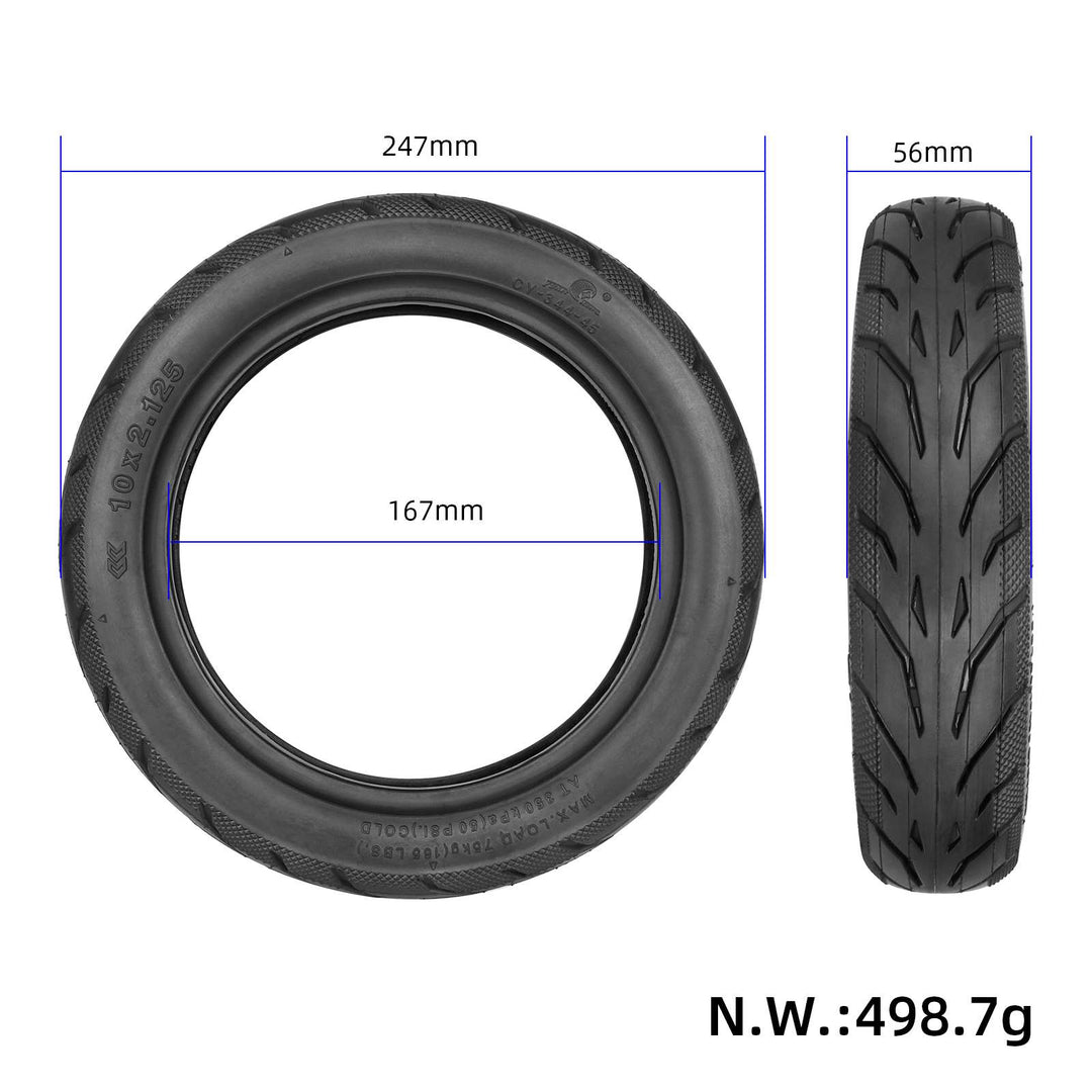 Pneumatico esterno Yuanxing 10*2.125 per monopattini elettrici Segway F20 F25 F30 F40 Xiaomi 4 Lite 2nd Gen Pneumatico con camera d&