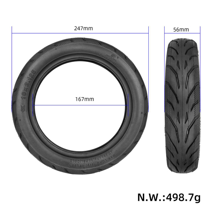 Pneumatico esterno Yuanxing 10*2.125 per monopattini elettrici Segway F20 F25 F30 F40 Xiaomi 4 Lite 2nd Gen Pneumatico con camera d&