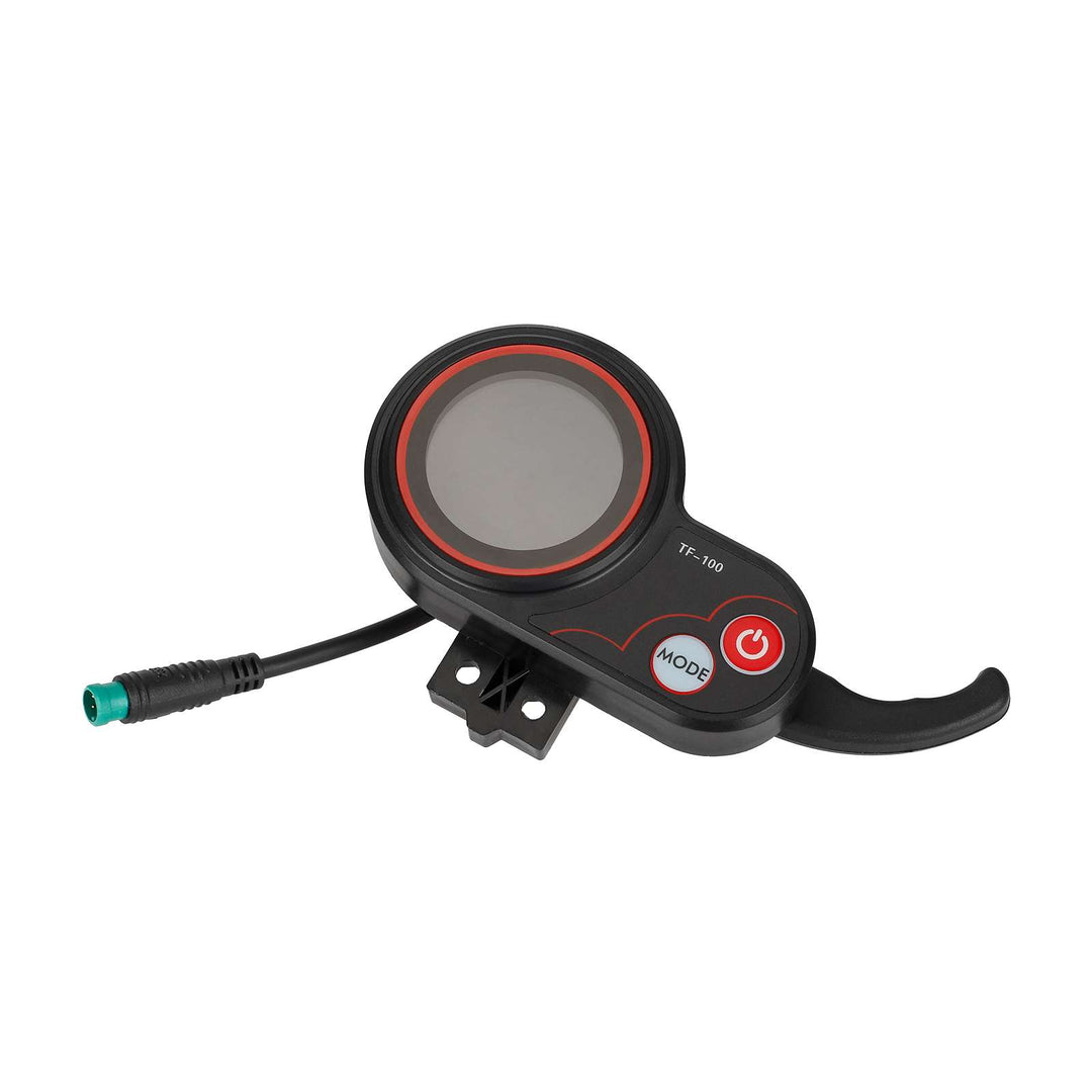 Interruttore display TF-100 nero 36-48V con 5 pin per KUGOO M4 Scooter Elettrico, display integrato nel controller dell&