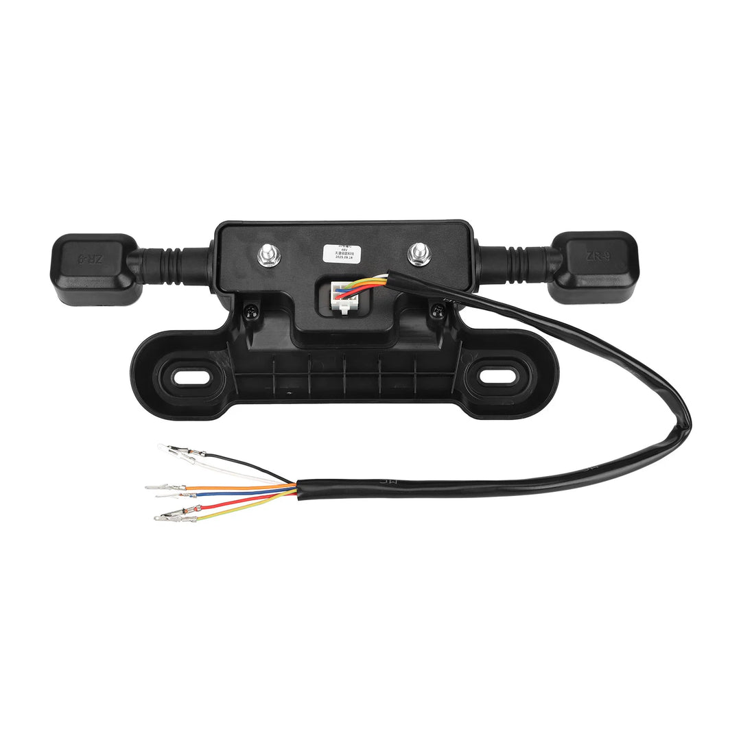 Fanalino posteriore 3-in-1 con funzione frecce per bici elettrica 48/60V Fanalino posteriore funzione freno 48V 60V Fanale stop Segnalatore di direzione Fanale posteriore