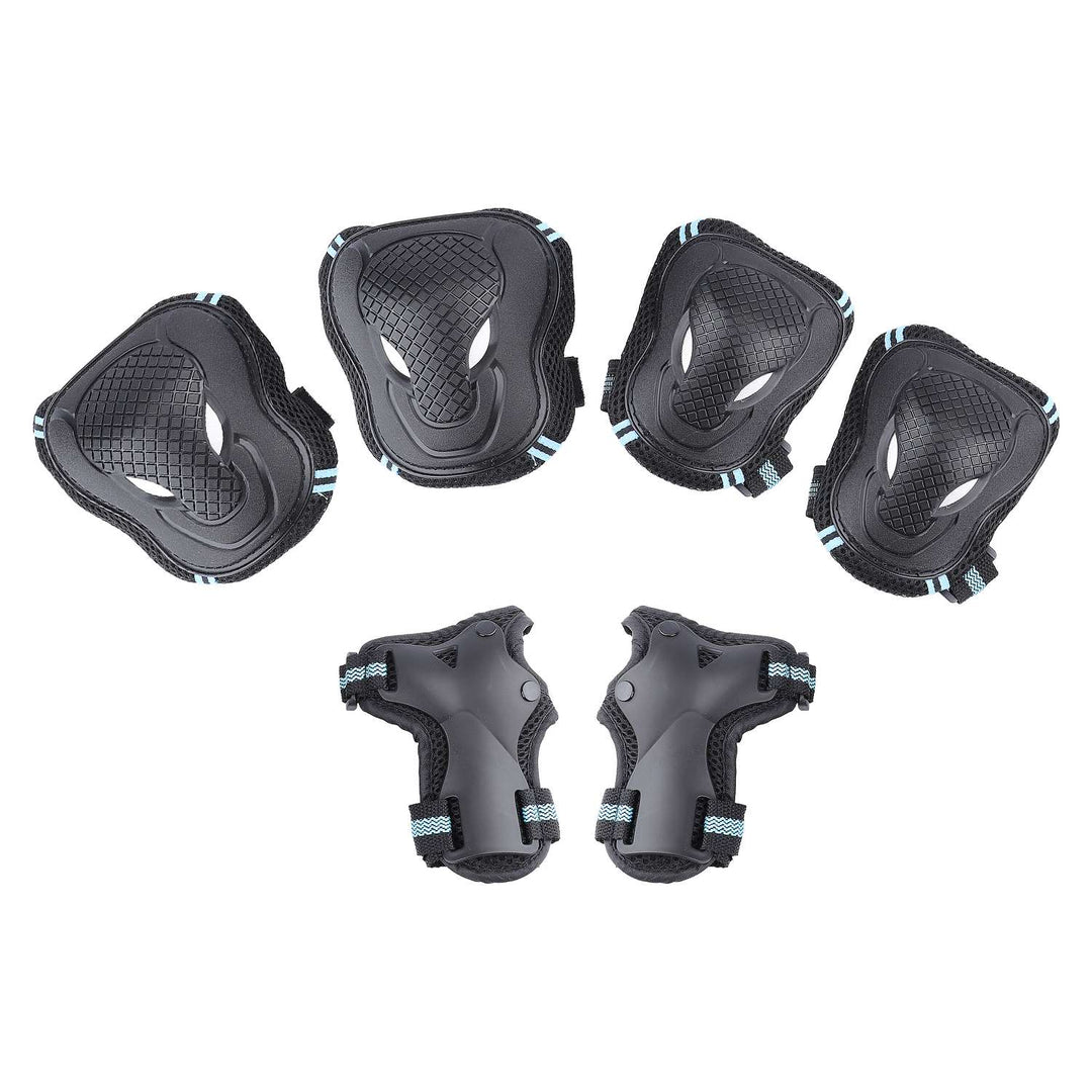 L Size Black and Red Alien Protective Gear for Children Teenagers Skateboards Balance Bikes Scooters Riding Outdoor Sports Protective Gear