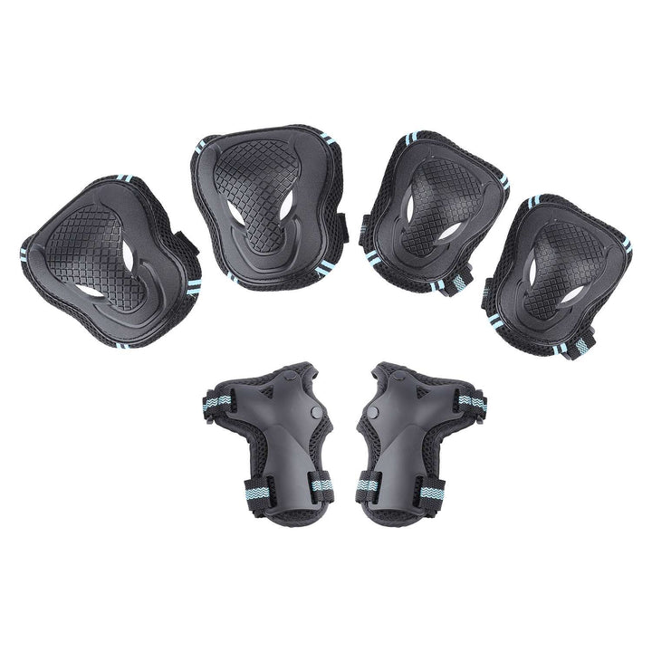 L Size Black and Red Alien Protective Gear for Children Teenagers Skateboards Balance Bikes Scooters Riding Outdoor Sports Protective Gear