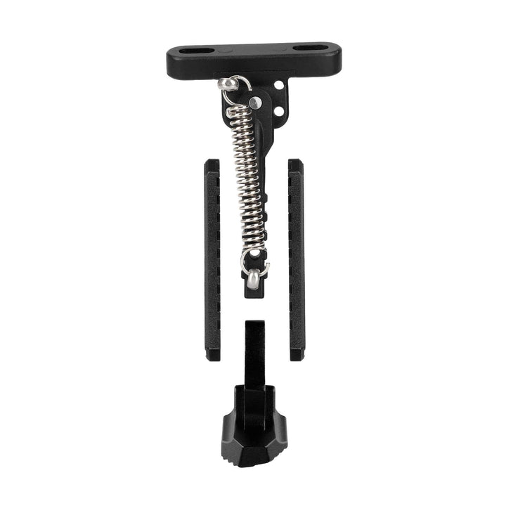 V2 Black Adjustable Aluminum Kickstand for Segway Ninebot ZT3 ZT3 Pro Xiaomi M365 1S Pro Pro2 Mi3 Electric Kickscooter Foot Support Side Stand Packing Rack Kickstand E-Scooter Side Parking Foot Support Replacement Parts