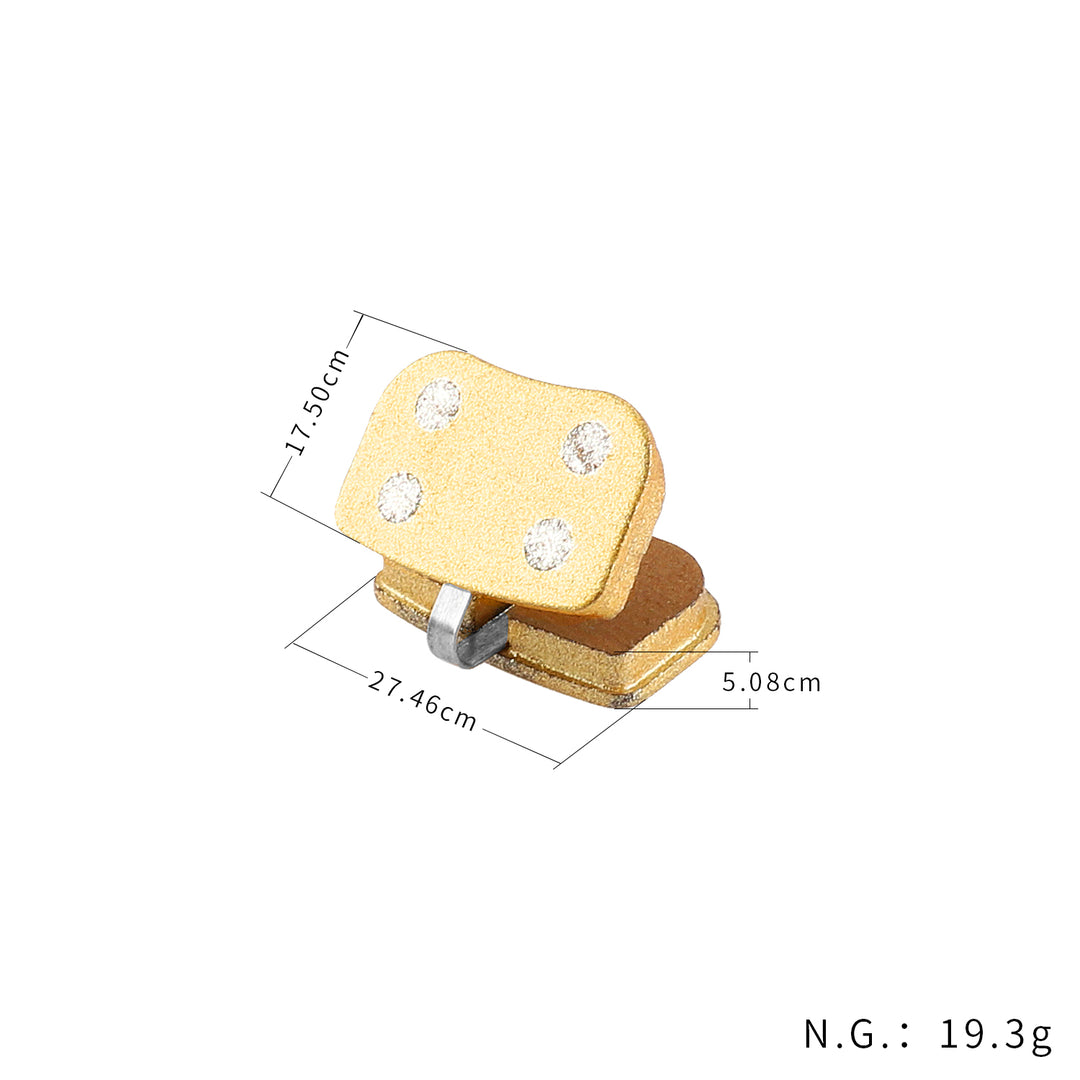 Full-metallic Lining Sheet for AOBANG BOLI AONUOSAI Disc Brake Pad Bicycle Electric Scooter Hydraulic Disc Brake Pad Parts Bicycle Replacement Full?Metallic Resin Disc Brake Parts for Bicycle Mountain Bike