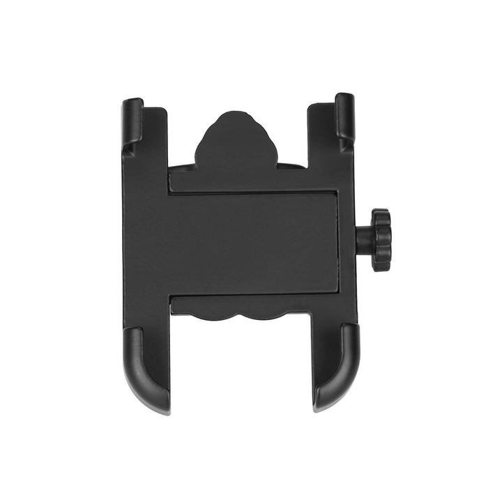 Supporto per telefono cellulare in lega di alluminio nero, supporto per navigazione GPS da bici/moto/scooter per cellulare, supporto per telefono per auto/bici/e-bike
