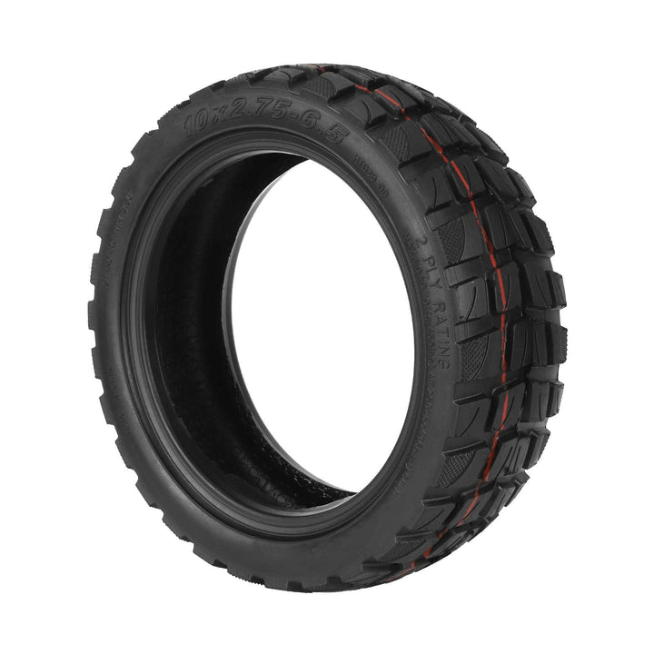10*2.75-6.5 Off-road Tubeless Tire 10 Inch Electric Scooter Off-road Tires Wearproof Rubber Tire 10x2.75-6.5 Scooter Vacuum Tire 10 Inch Vacuum Off-road Tires For SmartGyro Rockway C Electric Scooter