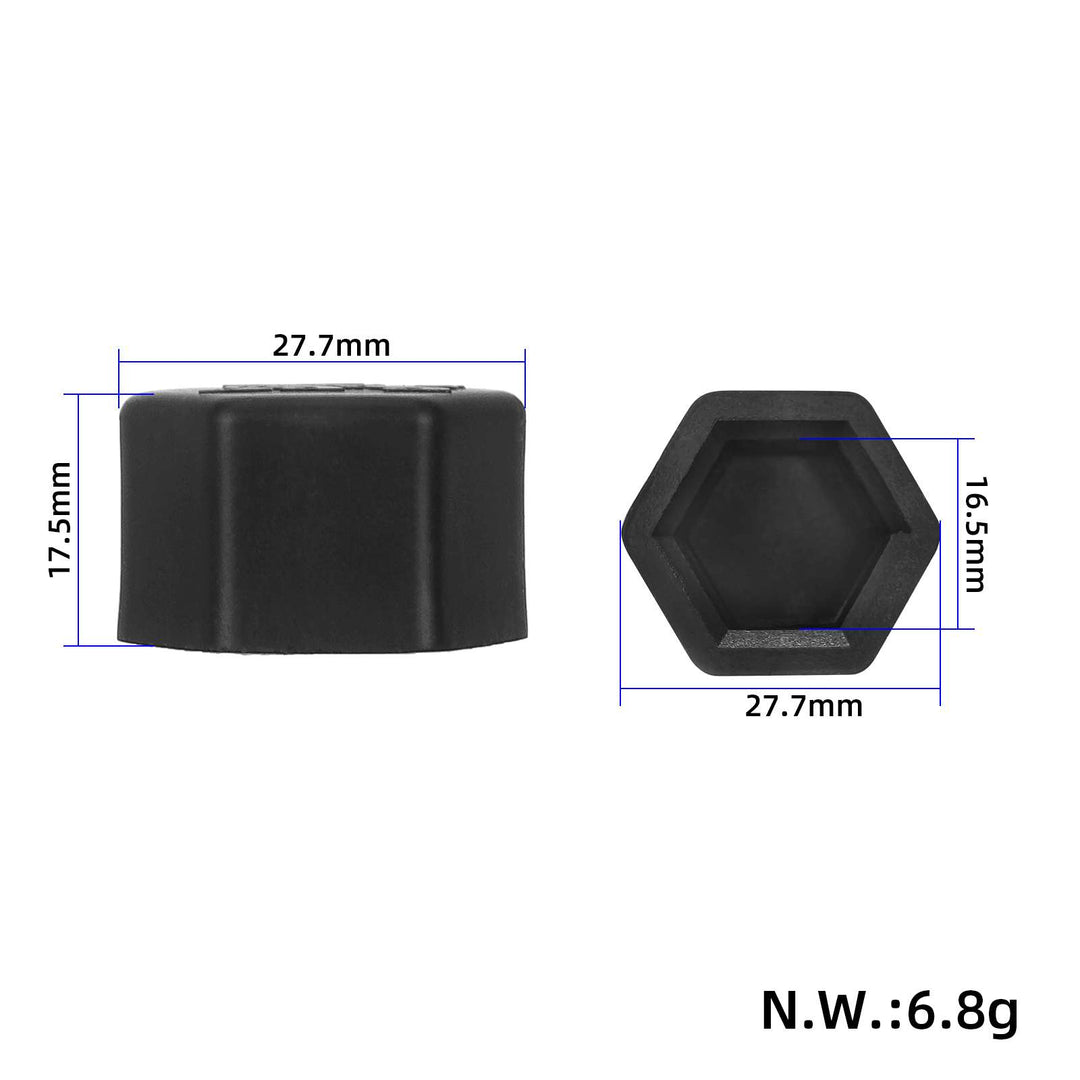 Black Kukirin Nut Plastic Cover of Rocker Arm Shaft for Kukirin G3 Pro G2 Master G4 Max scooter Plastic Caps Motorcycle Windshield Rustproof Caps Nut Mounting Bolts for Scooters