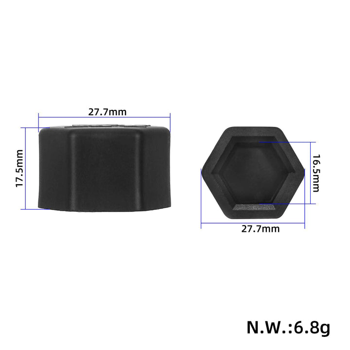 Black Kukirin Nut Plastic Cover of Rocker Arm Shaft for Kukirin G3 Pro G2 Master G4 Max scooter Plastic Caps Motorcycle Windshield Rustproof Caps Nut Mounting Bolts for Scooters
