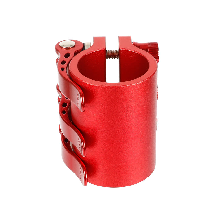 Morsetto rosso con 3 blocchi per monopattino Kaabo Mantis 10 Kaabo 3 fori rinforzati per bloccaggio per Kaabo Mantis 10 Morsetto Clip Blocco Asta Rinforza Sicurezza Estesa Blocco Pieghevole Supporto