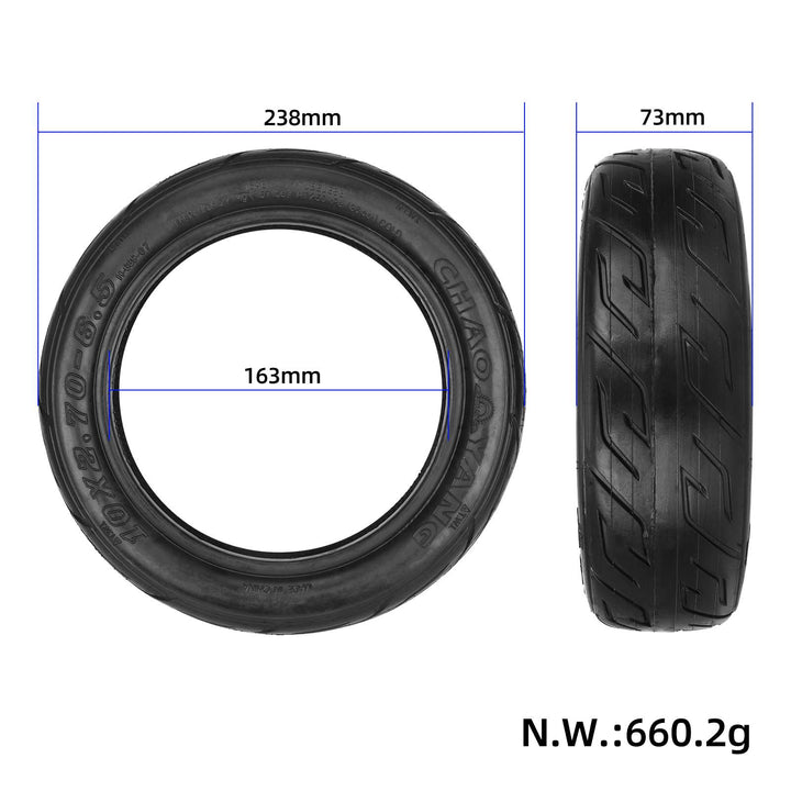 Pneumatico sottovuoto Chaoyang 10x2.70-6.5 Pneumatico tubeless 10*2.7-6.5 per scooter elettrico Kaabo Mantis 10 Emove Cruiser Accessori pneumatici 10*2.70-6.5