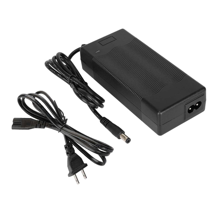 42V 2A Charger with DC2.1 5521 5.5*2.1 Connector and EU Plug Electric Vehicle Electric Scooter DC Head Charger Lithium Battery Charger 36v42v Round Head Power Cord Accessories Lithium Battery Power Adapter
