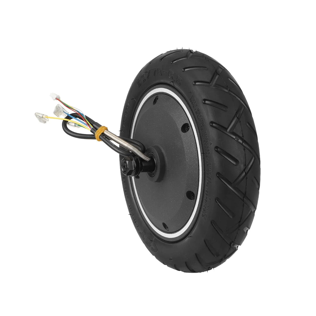 Xiaomi 5 Pro Motor with CST 60/70-6.5 Vacuum Tires 48V400W Motor with White Circle for Xiaomi 5 Pro Electric Scooter Engine Motor Replacement Driving Wheel Motor