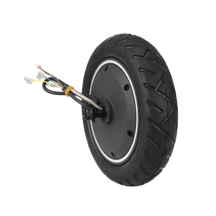 Xiaomi 5 Pro Motor with CST 60/70-6.5 Vacuum Tires 48V400W Motor with White Circle for Xiaomi 5 Pro Electric Scooter Engine Motor Replacement Driving Wheel Motor