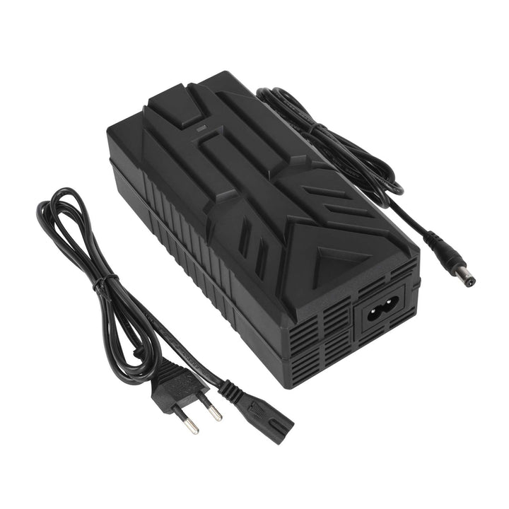 Ulip42V~54.6V2A DC2.1 Certified Charger EU Plug Charger 42V2A Adapter Lithium Battery Balance Bike Charger European Standard Li-ion Battery Pack Charger Power Adapte Input 100-240V 48V 13S Lithium Skateboard Balance Vehicle Battery with Fan