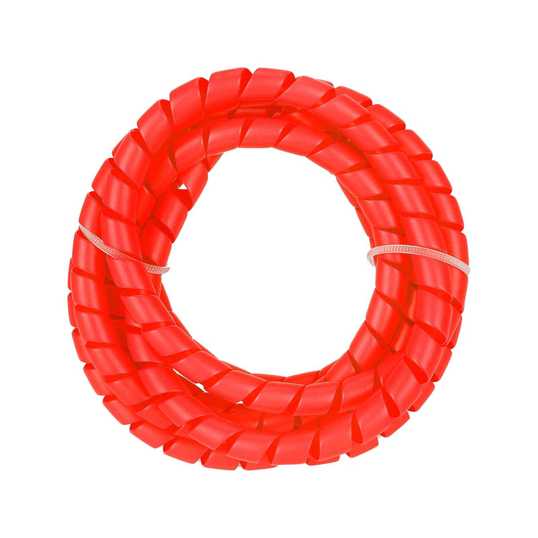 Black 8mm 2M Winding Protection Line Winding Tube of ZERO 8 10 10X Electronic Scootor DT3 DT thunder KAABO KUGOO NINEBOT Skateboard Compact Parts Cable Protection Sleeve Anti-Bite Tube Protection Sleeve Spiral Wrap Winding Protector Pipe Protection