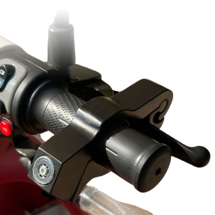 Anti-theft handlebar throttle lock