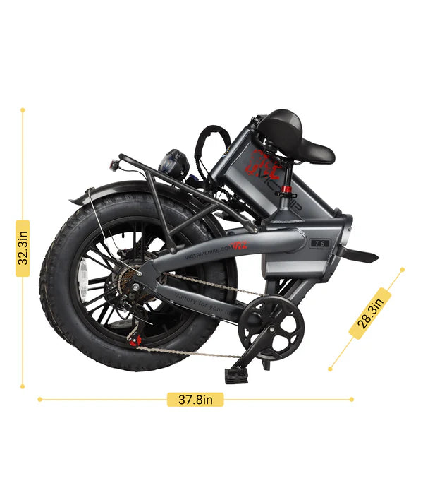 VICTRIP® T6  Foldable Long Range Electric Bike